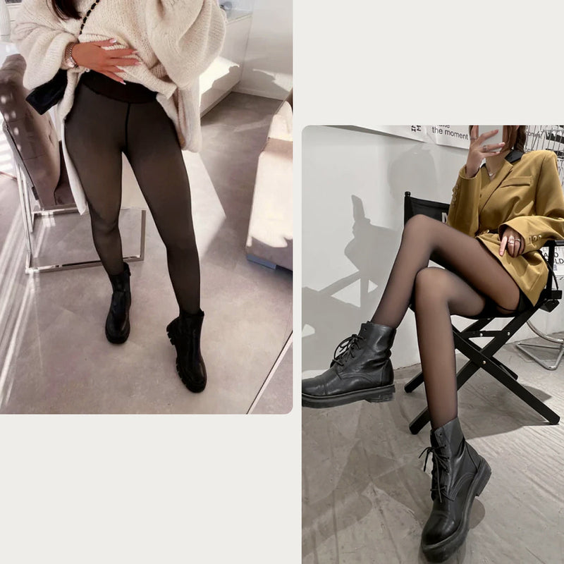 Meia-Calça de Lã Translúcida - Compre 1 & Leve 2