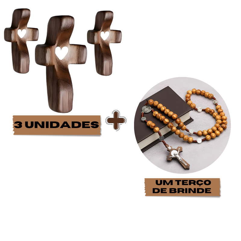 Cruz da Serenidade - Relaxante e alivia a ansiedade [Brinde um Lindo Terço]