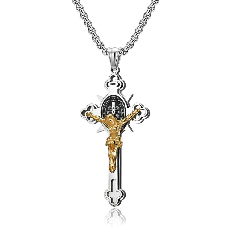 Colar Cruz de São Bento Suprema - Compre 1, leve 2 [Compre 1 Colar e Receba o 2º Totalmente Grátis]